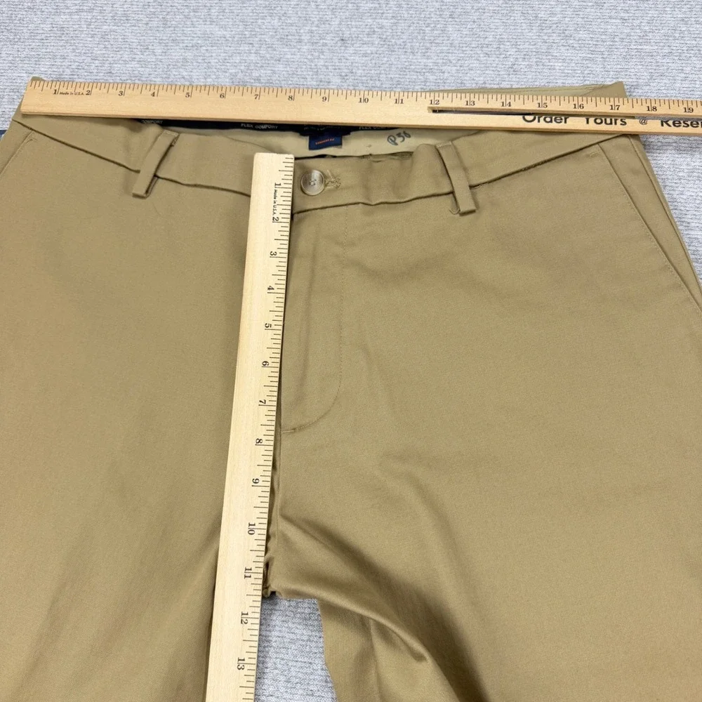 Dockers Signature Khaki Mens 36x30 Tan Straight Fit‎ Lux Cotton Stretch MSRP $62